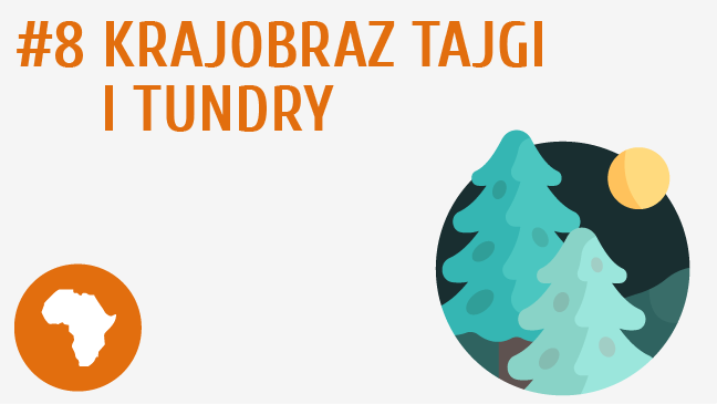Krajobraz tajgi i tundry