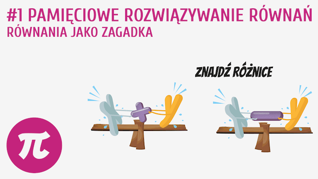 Pamięciowe rozwiązywanie równań - równania jako zagadka