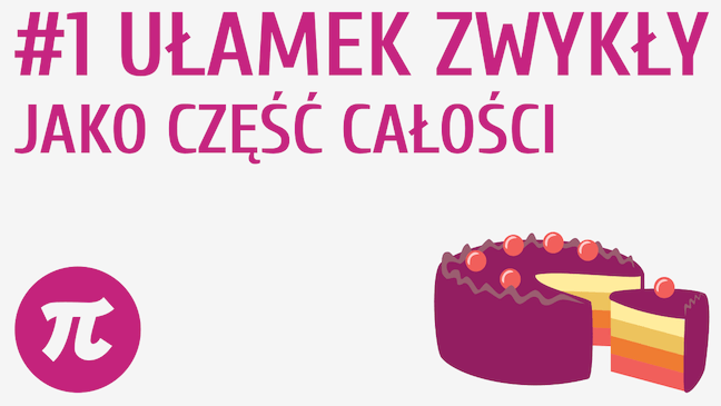 Ułamek zwykły jako część całości