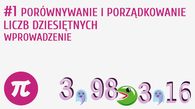 Porównywanie i porządkowanie liczb dziesiętnych - wprowadzenie