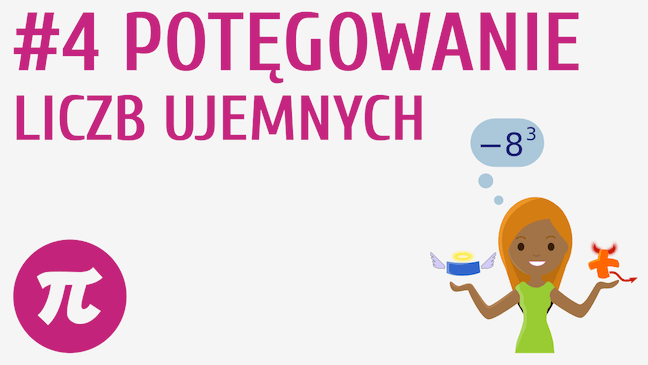 Potęgowanie liczb ujemnych