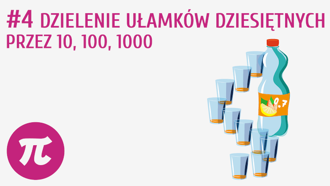 Dzielenie ułamków dziesiętnych przez 10,100,1000