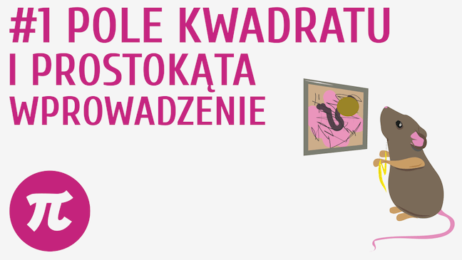 Pole kwadratu i prostokąta - wprowadzenie