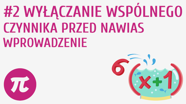 Wyłączanie wspólnego czynnika przed nawias - wprowadzenie