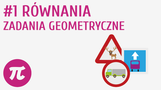 Równania - zadania geometryczne