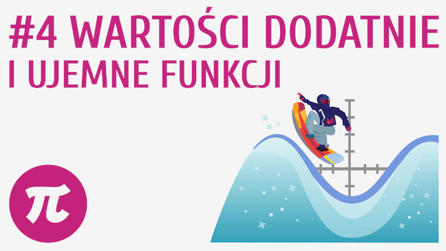 Wartości dodatnie i ujemne funkcji