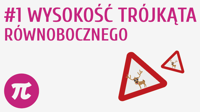 Wysokość trójkąta równobocznego