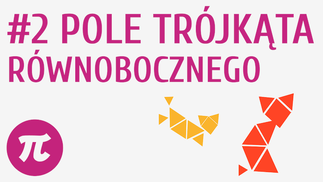 Pole trójkąta równobocznego