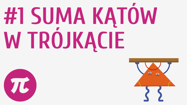 Suma kątów w trójkącie