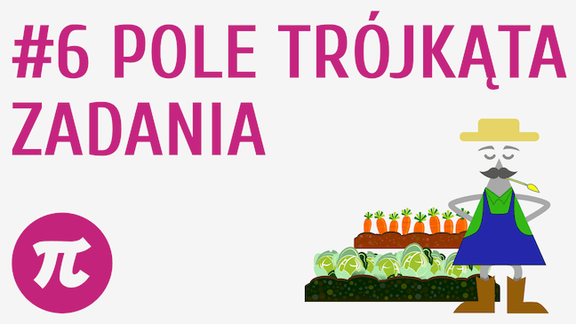 Pole trójkąta - zadania