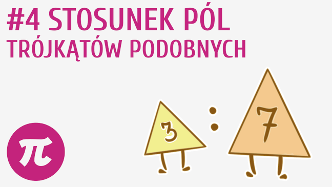 Stosunek pól trójkątów podobnych