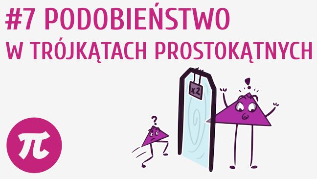 Podobieństwo w trójkątach prostokątnych