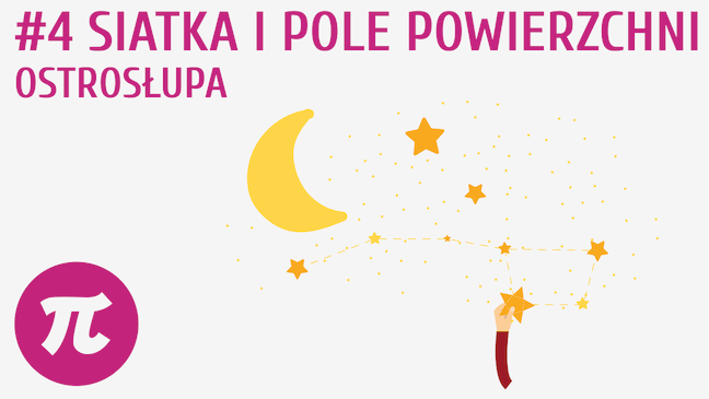 Siatka i pole powierzchni ostrosłupa