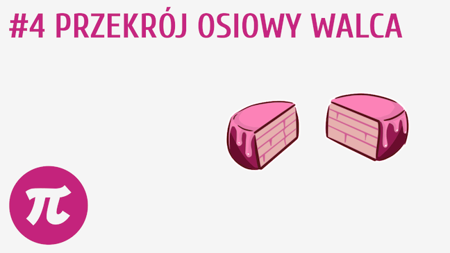 Przekrój osiowy walca