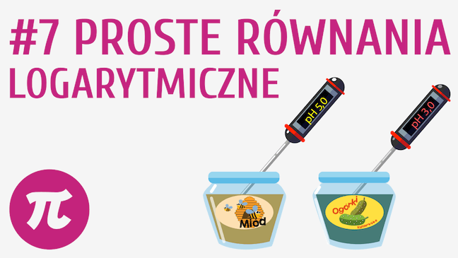 Proste równania logarytmiczne