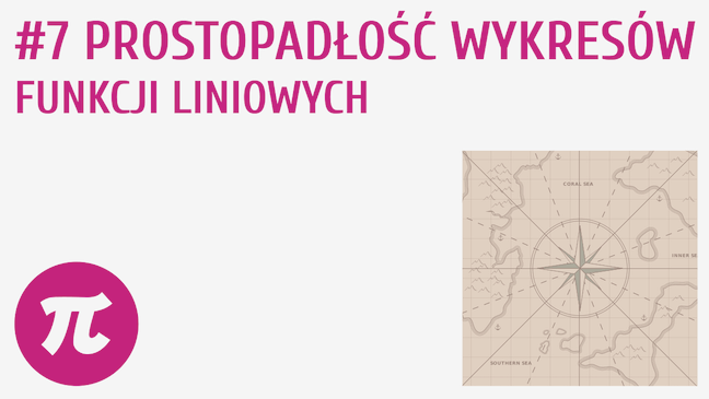 Prostopadłość wykresów funkcji liniowych