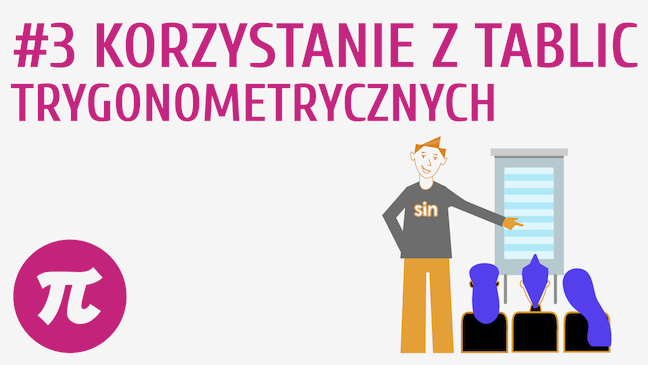 Korzystanie z tablic trygonometrycznych