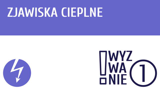 WYZWANIE ① Zjawiska cieplne