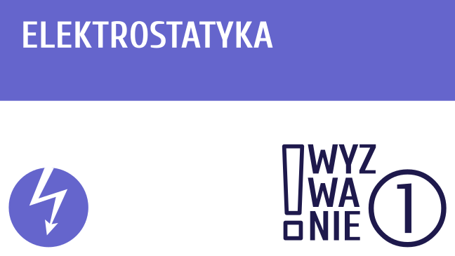 WYZWANIE ① Elektrostatyka