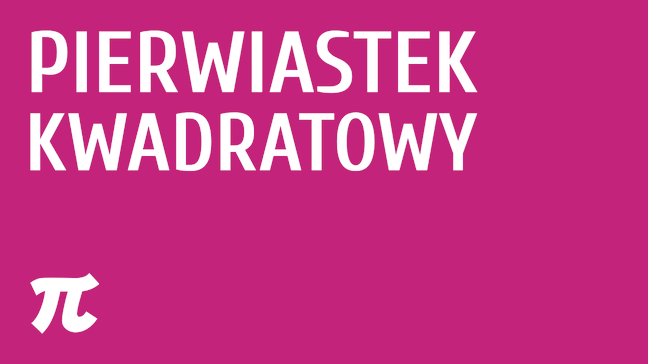 Pierwiastek kwadratowy