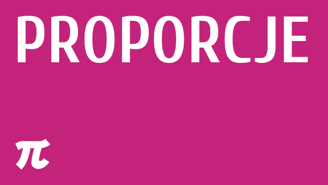 Proporcje