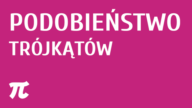 Podobieństwo trójkątów