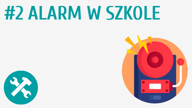 Alarm w szkole