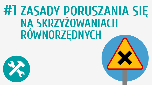 Zasady poruszania się na skrzyżowaniach równorzędnych