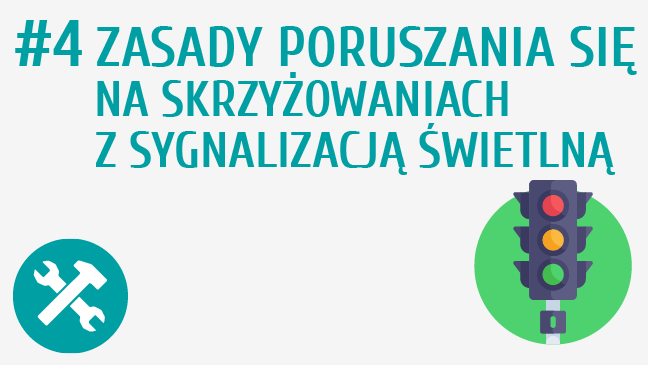 Zasady poruszania się na skrzyżowaniach z sygnalizacją świetlną